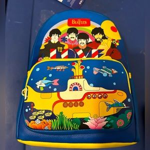 NWT Mini Backpack. Rare Beatles Yellow Submarine
